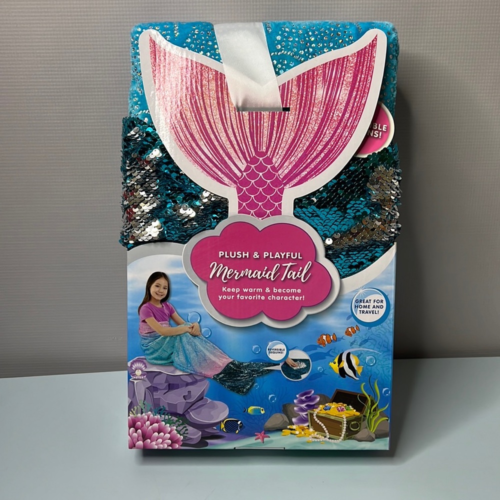 Plush & Playful Mermaid Tail
